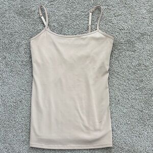 New York & Company Cream Camisole Top